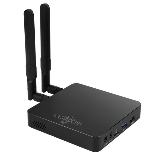 UGOOS AM6 Amlogic S922X Android 9.0 TV BOX 2G/16G 2.4G+5G WIFI 1000M LAN Bluetooth 5.0 USB3.0 - Black