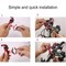 Aluminium Alloy Mobile Phone Holder Fixed Bracket For Xiaomi Kugoo Scooter for Bike Bicycle Cycling - Silvery