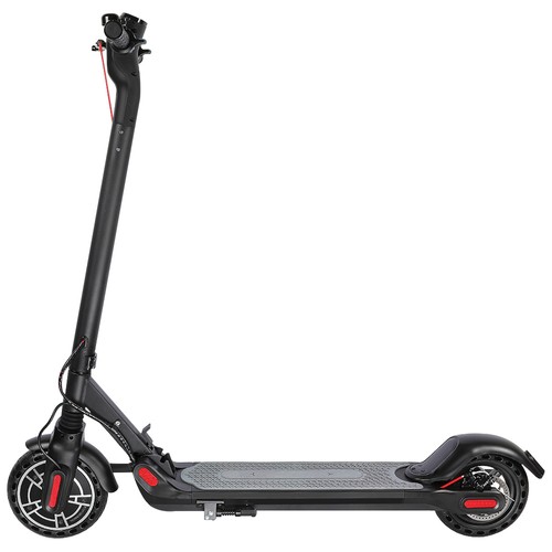 KUGOO ES2 Folding Electric Scooter 350W Motor LED Display Screen Max 25KM/H 8.5 Inch Tire - Black