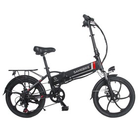 Samebike 20LVXD30 Folding Electric Moped Bike Black