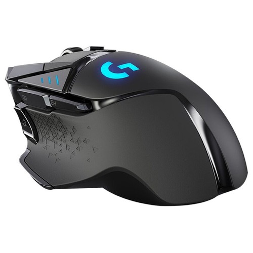 Logitech G502 HERO Lightspeed Wireless Gaming Mouse 16000DPI Tunable Weights 11 Keys - Black.