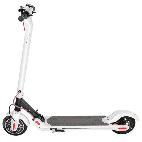 KUGOO ES2 Folding Electric Scooter 350W Motor LED Display Screen Max 25KM/H 8.5 Inch Tire - White