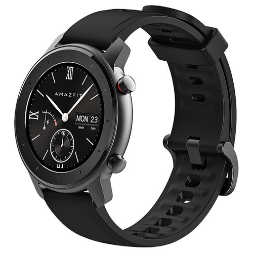 Xiaomi AMAZFIT GTR Smartwatch 1.2 Inch AMOLED Display 5ATM Water Resistant GPS 42mm Aluminum Alloy Global Version - Black