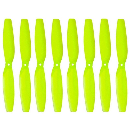 4Pairs Gemfan 65mm 1.5mm Hub 2-blade PC CW CCW Propeller For Toothpick FPV Racing Drone - Yellow