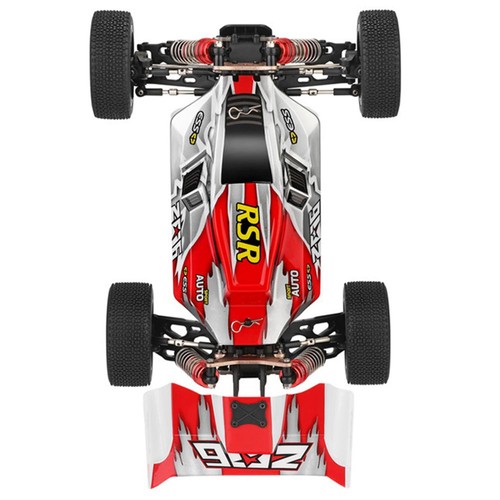 Wltoys 144001 Körning 1/14 2,4G 4WD 60km/h Elborstad terrängvagn RC Car RTR - Röd