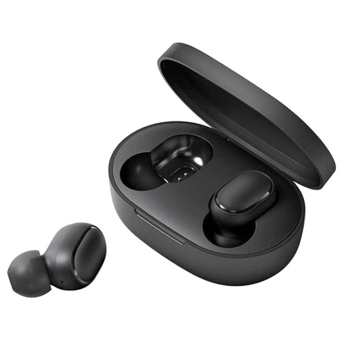 [2 Pieces] Xiaomi Redmi AirDots TWS Bluetooth 5.0 Earbuds Siri Google Assistant 4 Hours Working Time Noise Reduction - Black