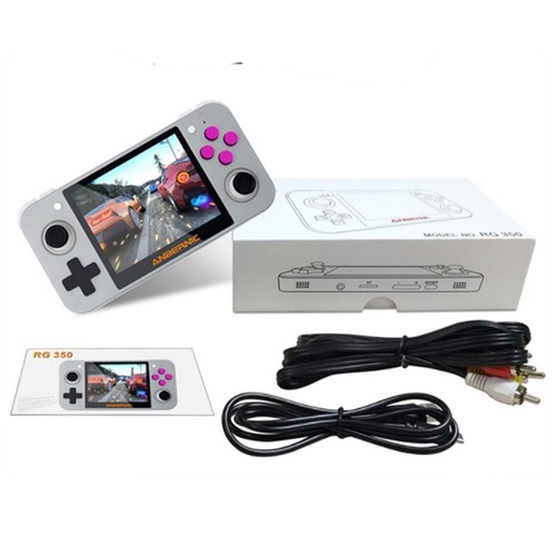 RG350 512M/16GB Linux System Game Consoles Grey