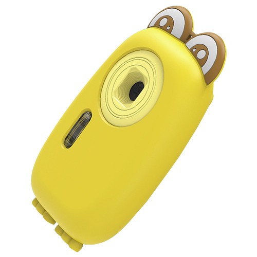 AMKOV CD-PB Digital Kids Camera Mini Portable Waterproof Rechargeable - Yellow Case