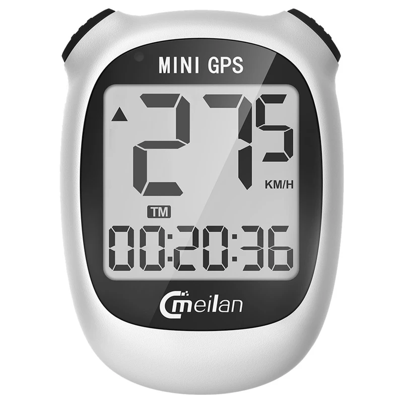 Meilan M3 Mini GPS Bike Computer 1.6 Inch Monochrome Display White