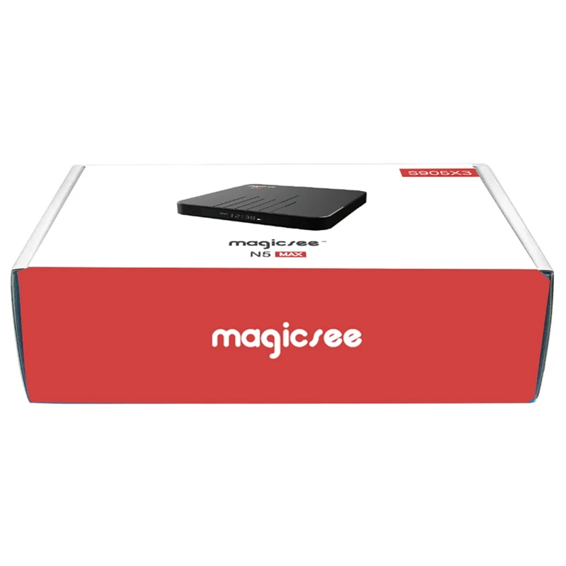 NEW Magicsee N5 Max Amlogic S905X3 Android 9.0 TV BOX 4G 32G Rom 2.4+5G 2024 SEALED