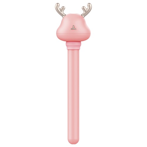 Mini USB Portable Deer Cool Mist Humidifier For Travel Car Home Hotel Office - Pink