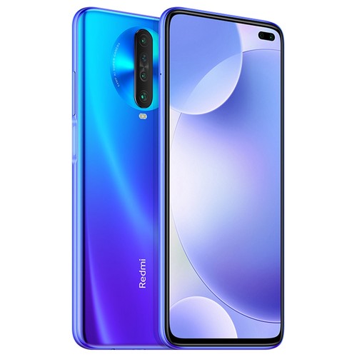 Xiaomi Redmi K30 4G LTE Smartphone 6.67 Inch FHD+ Screen Snapdragon 730G Octa Core 6GB RAM 128GB ROM Android 10.0 Dual Front Quad Rear Cameras 4500mAh Large Battery - Blue