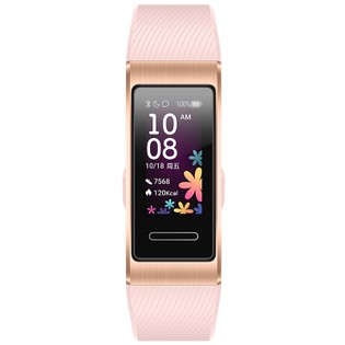 Huawei Band 4 Pro Smart Bracelet 0.95 Inch AMOLED Screen 5ATM Waterproof Built-in GPS Heart Rate Sleep Monitor - Pink
