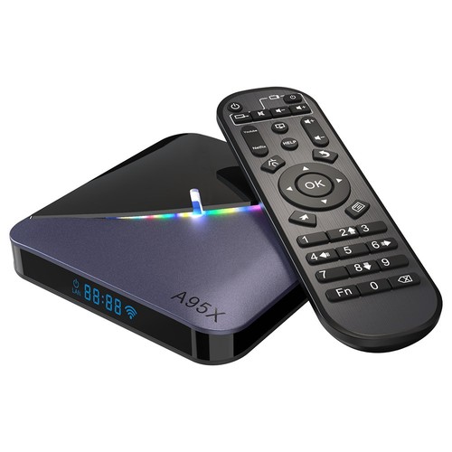 A95X F3 4GB/32GB Amlogic S905x3 8K Video Decode Android 9.0 TV Box RGB Light 2.4G+5.8G WiFi MIMO USB3.0 Youtube Plex Mobile Control