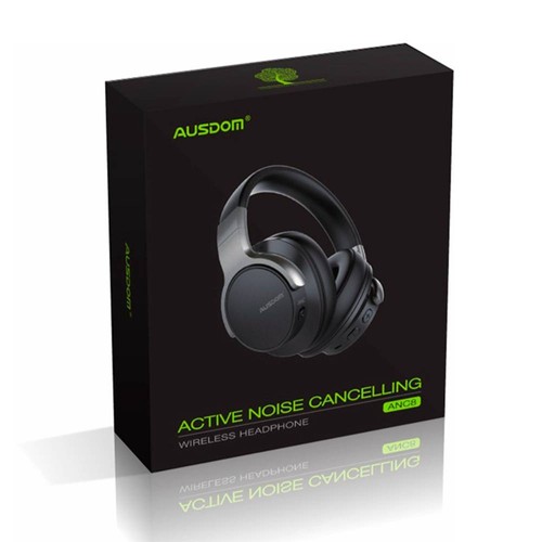 AUSDOM ANC8 Bluetooth Headset Black