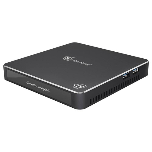 Beelink Gemini T34 Intel Apollo Lake N3450 Windows 10 Home 4K Mini PC SATA SSD 8GB DDR3 256GB 2.4G+5G WiFi 1000M LAN HDMI*2 -Black