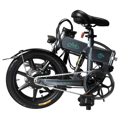 FIIDO D2 Folding Electric Moped Bike 7.8Ah Dark Gray