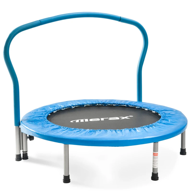 Merax Mini Folding Trampoline Blue