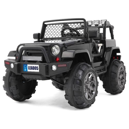 LEADZM LZ-905 Remodeled Jeep Dual Drive 45W * 2 Battery 12V7AH * 1 with 2.4G Remote Control - Black