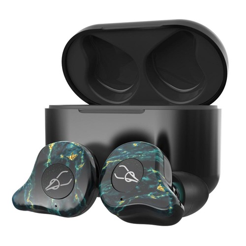 Sabbat E12 Ultra Marble Series Limited Edition Qualcomm QCC3020 CVC8.0 TWS Earbuds QI Wireless Charging Independent Use aptX/AAC/SBC Siri Google Assistant IPX5 - Dream Stone