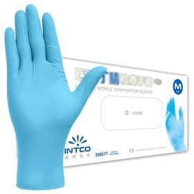100pcs INTCO Disposable Nitrile Protection Gloves Size L