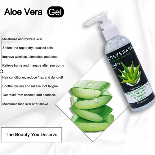 Aloe Vera Gel Anti Acne Inflammatory Mosquito Bites Skin Moisturizing Damage Repair - Grön