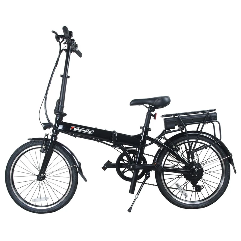 BIKEMATE EBK BLACK 01 Folding Moped Electric Bike Black