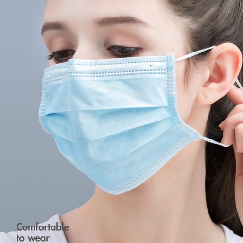 100PCS Baozhi 3 Ply Medical Disposable Masks Blue