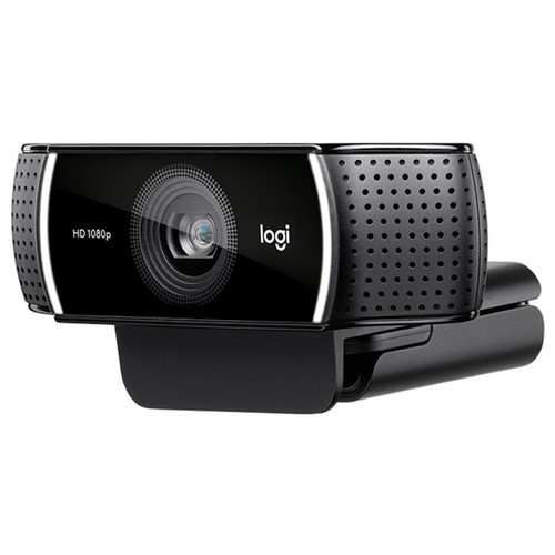 Logitech C922 Pro Autofocus Webcam 1080P 30FPS Full HD Webcam Built-in Mic Stream Webcam - Black