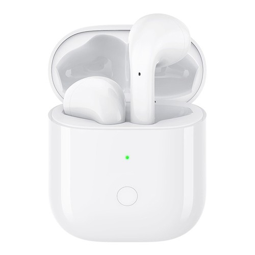 realme Buds Air Bluetooth 5.0 TWS Earphones Airoha 1536 ENC Noise Cancelling Wireless Charging - White