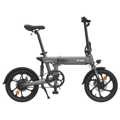 HIMO Z16 Folding Electric Bicycle 250W Motor Up To 80km Range Max Speed 25km/h 10Ah Removable Battery IPX7 Waterproof Smart Display Dual Disc Brake Global Version - Gray