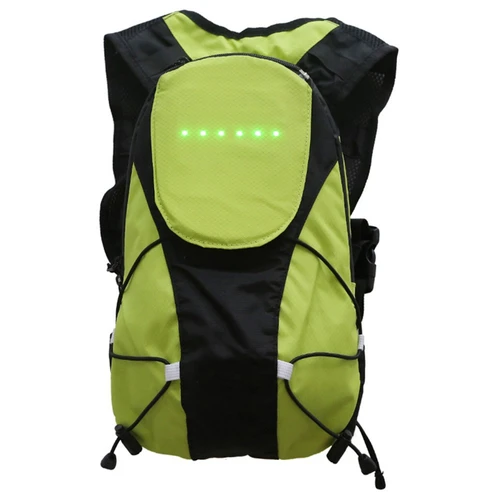 YKBB-B0503 5L Backpack With LED Signal Indicator Green
