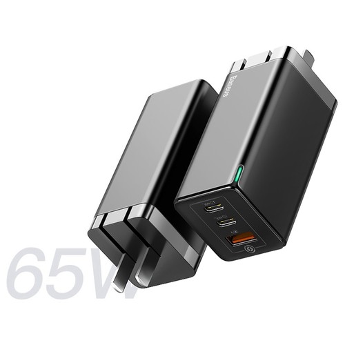 Baseus 65W GaN Fast Charger PD3.0 QC4.0 US Plug Black