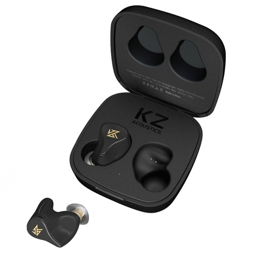 KZ Z1 TWS bluetooth 5.0 Earphone HiFi Dynamic Drivers Wireless Earbuds Touch Control Handsfree -Black
