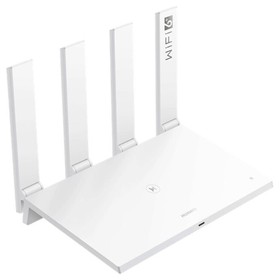 HUAWEI AX3 Dual-core WiFi 6 Wireless Router ، أبيض