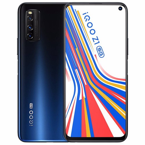 スマートフォン本体 iqoo Z1 6GB/128GB Vivo iQOO Z1 6.57 Inch 144Hz MTK 1000 Plus 6GB 128GB Silver