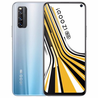 Vivo iQOO Z1 CN Version 5G Gaming Smartphone 6.57 Inch 144Hz Screen MTK 1000 Plus Octa Core Android 10.0 8GB RAM 256GB ROM 4500mAh Battery 44W Dash Charging - Silver