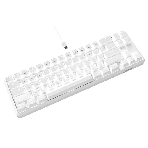 Ajazz K680T Backlight Mechanical Keyboard Black Switch White