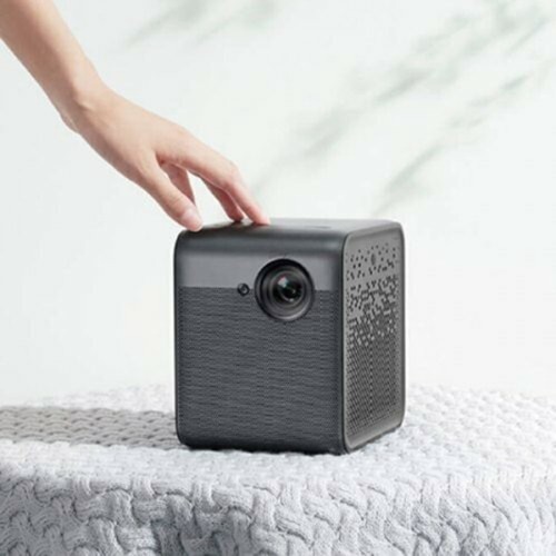 [Internationell utgåva] Fengmi Dice Native 1080P Projektor 550 Ansi Lumens Dolby DTS Certifierad Android TV9.0 Amlogic T968-H