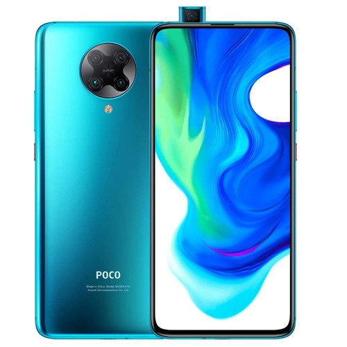 POCO F2 Pro Global Version 5G Smartphone 6.67 Inch AMOLED Full Screen Qualcomm Snapdragon 865 Android 10.0 8GB RAM 256GB ROM Quad Rear Camera NFC 4700mAh Battery - Neon Blue