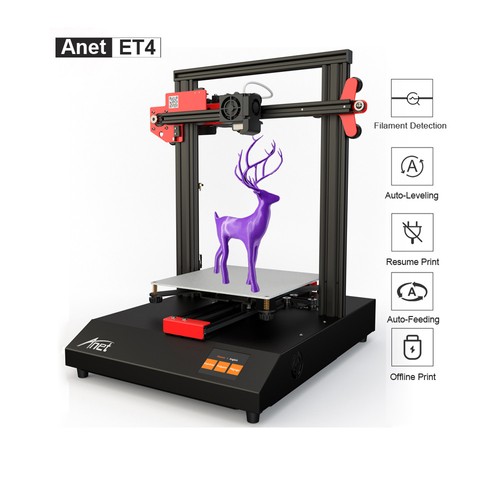 Anet ET4X All-Metal 3D Printer With Industrial Grade 32bit Motherboard
