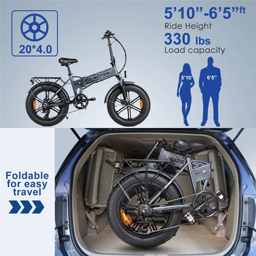 Fat Bike Engwe EP-2 Pro 2022 Version 750W 20 VTT électrique Pliable 1 –  Buybestgear