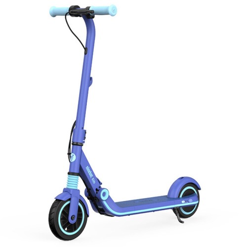 Ninebot Segway Kickscooter Zing E8 Folding Electric Scooter for Kids 130W Motor 14km/h Max Speed 2550mAh/55.08Wh Battery BMS aluminum alloy Frame BMS TPR Handlebar up to 10KM Range - Blue