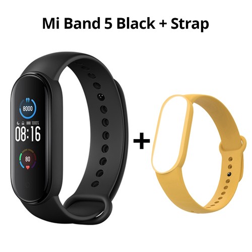 Xiaomi Mi Band 5 Smart Bracelet Black + Yellow Strap