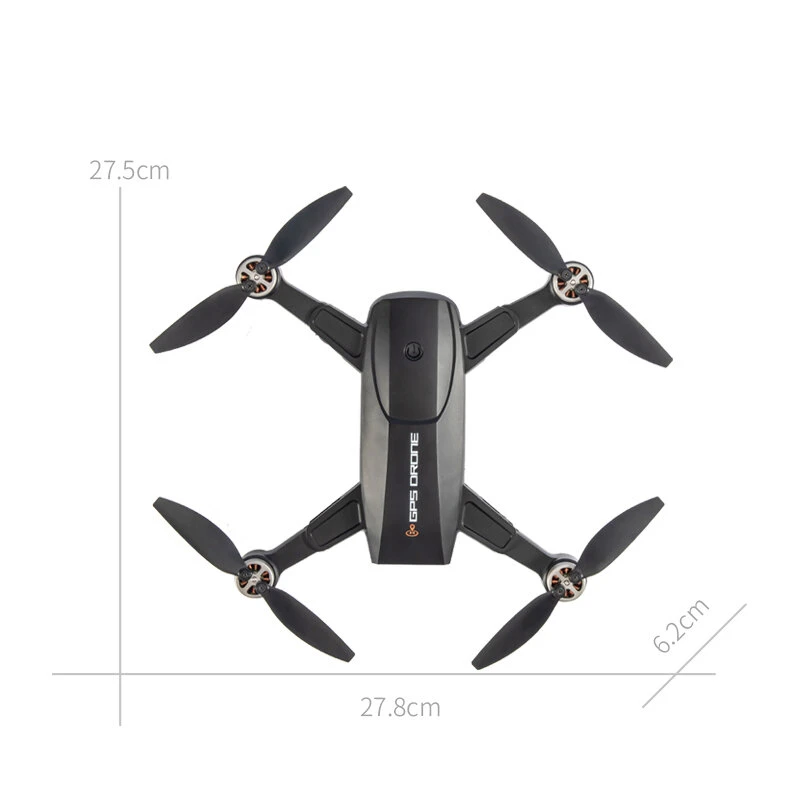 JJRC X16 6K GPS RC Drone Black One Battery with Bag