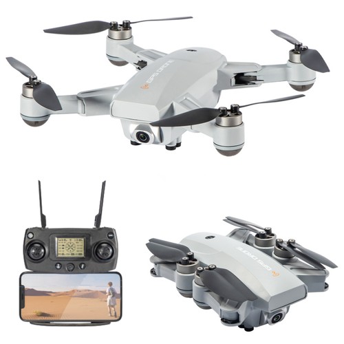 JJRC X16 6K 5G WIFI FPV GPS Brushless RC Drone With 120 Degree Wide Angle Camera Optical Flow Positioning RTF - Gray Two Batteries with Bag