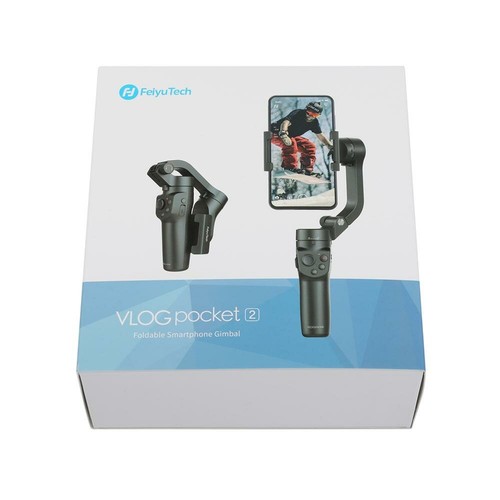 FeiyuTech VLOG Pocket 2 3-Axis Handheld Gimbal Stabilizer Black