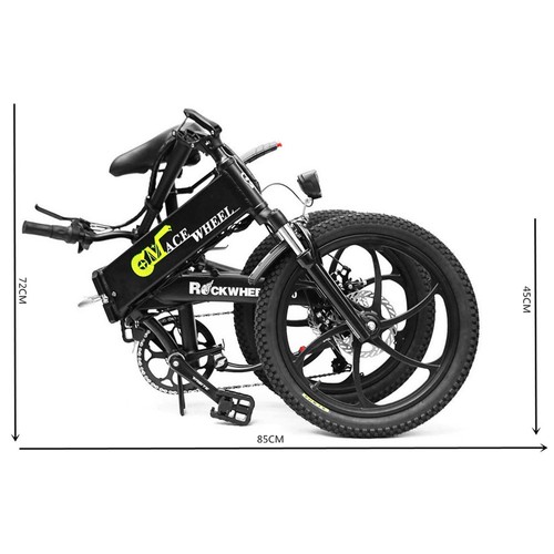 CMACEWHEEL GT20 Fat Tire Folding Electric Bike White