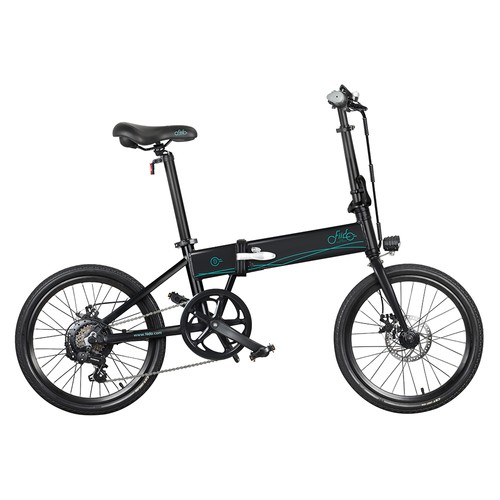 FIIDO D4S Folding Moped Electric Bike Shimano 6-speed Gear Shifting City Bike Commuter Bike 20-inch Tires 250W Motor Max 25km/h 10.4Ah Battery up to 80KM Mileage Range - Black