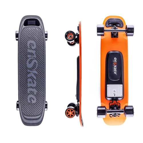 Enskate Woboard Skateboard eléctrico Max 35km / h Negro y naranja